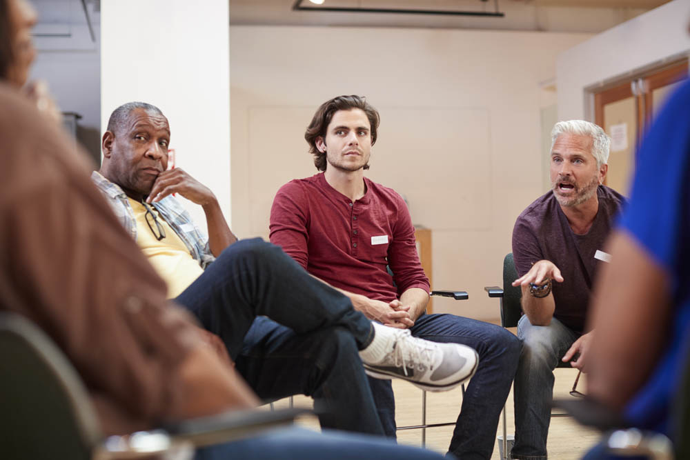 People Attending Self Help Therapy Group